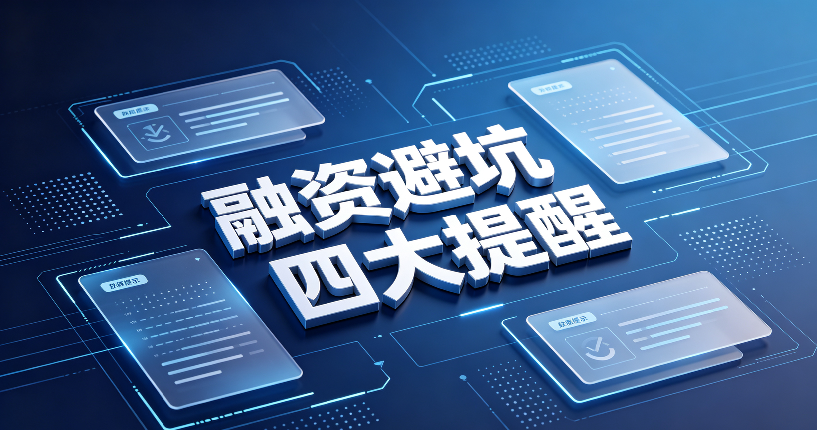贷款避坑四大提醒